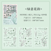Stationery - Floral Poetry Series Flower Plant Stickers - Goodie Goodie
